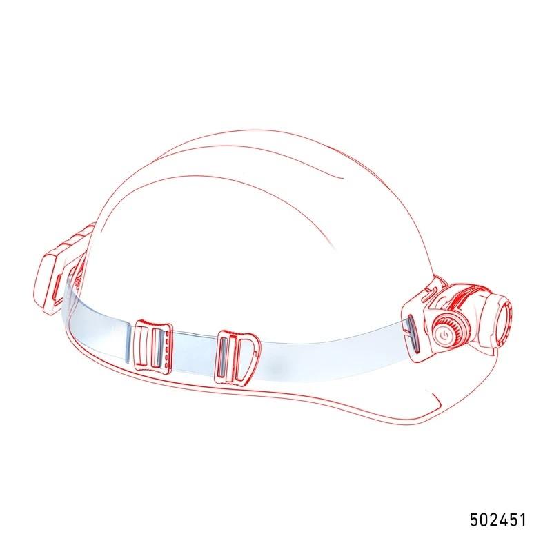 LEDLENSER（レッドレンザー） シリコンヘッドバンド(透明) 502451