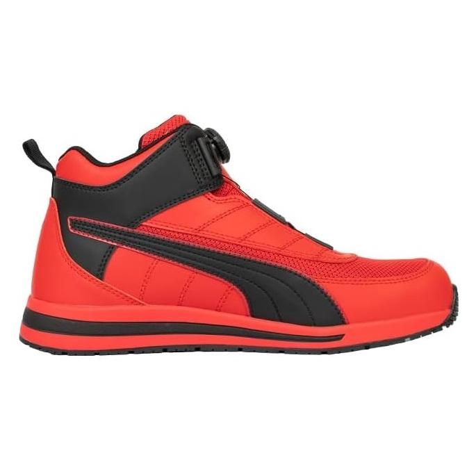 PUMA 安全靴 63.215.0 赤/黒　　25cm PUMA（プーマ） 在庫特価 PUMA SAFETY 作業用靴 安全スニーカー