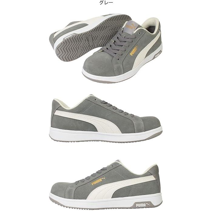 PUMA（プーマ） 在庫あり PUMA SAFETY 作業用靴 アイコニック・グレー