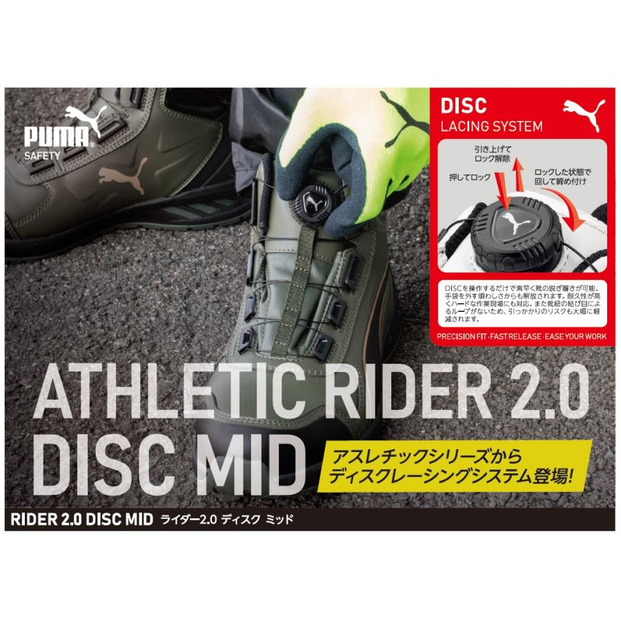 PUMA（プーマ） PUMA SAFETY 作業用靴 安全スニーカー ライダー2.0
