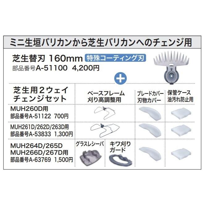 マキタ makita 純正部品 2WAYチェンジ対応 芝生替刃160mm [ A