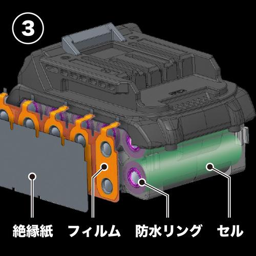 makita マキタ  純正アクセサリ　40Vmaxバッテリ　BL4080H　8.0Ah　★★高出力バッテリ　A-77263の画像