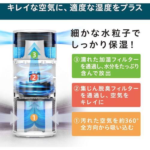 *美品*アイリスオーヤマAAP-SH20A-W 加湿空気清浄機 IRIS OHYAMA（アイリスオーヤマ） 代引き不可 IRIS 加湿空気清浄機 10