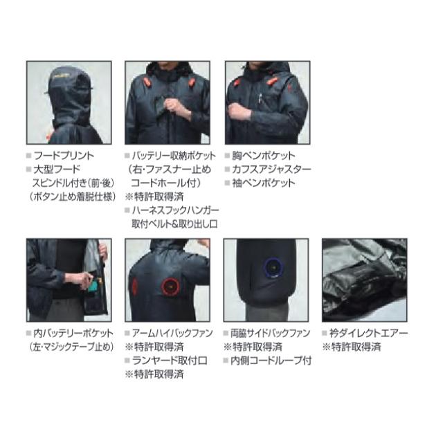 BURTLE（バートル） 在庫あり 空調服 AC長袖ブルゾン（ユニセックス