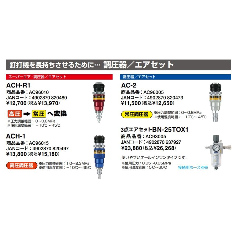 マックス（MAX） 部品 スーパーエア・調圧器/エアセット 高圧⇒常圧