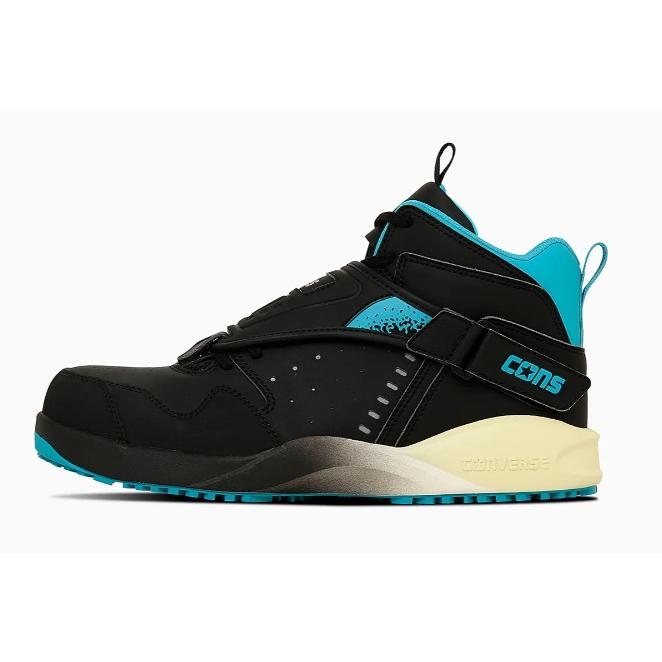 CONVERSE AEROJAM PS 安全靴 ブラック/ブルー　エアロジャム 在庫限定販売/限定品 コンバース CONVERSE シェブロン＆スター 安全靴