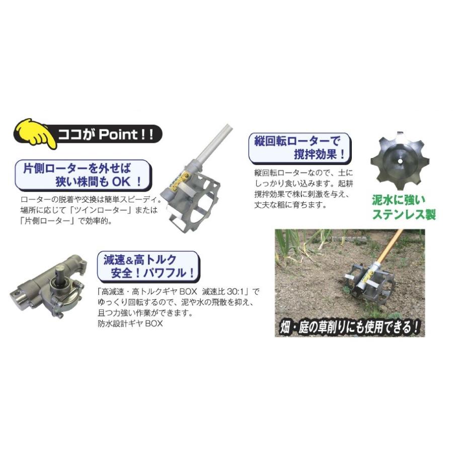 IDECH アイデック 水草取りまーβ 刈払機アタッチメントシリーズ