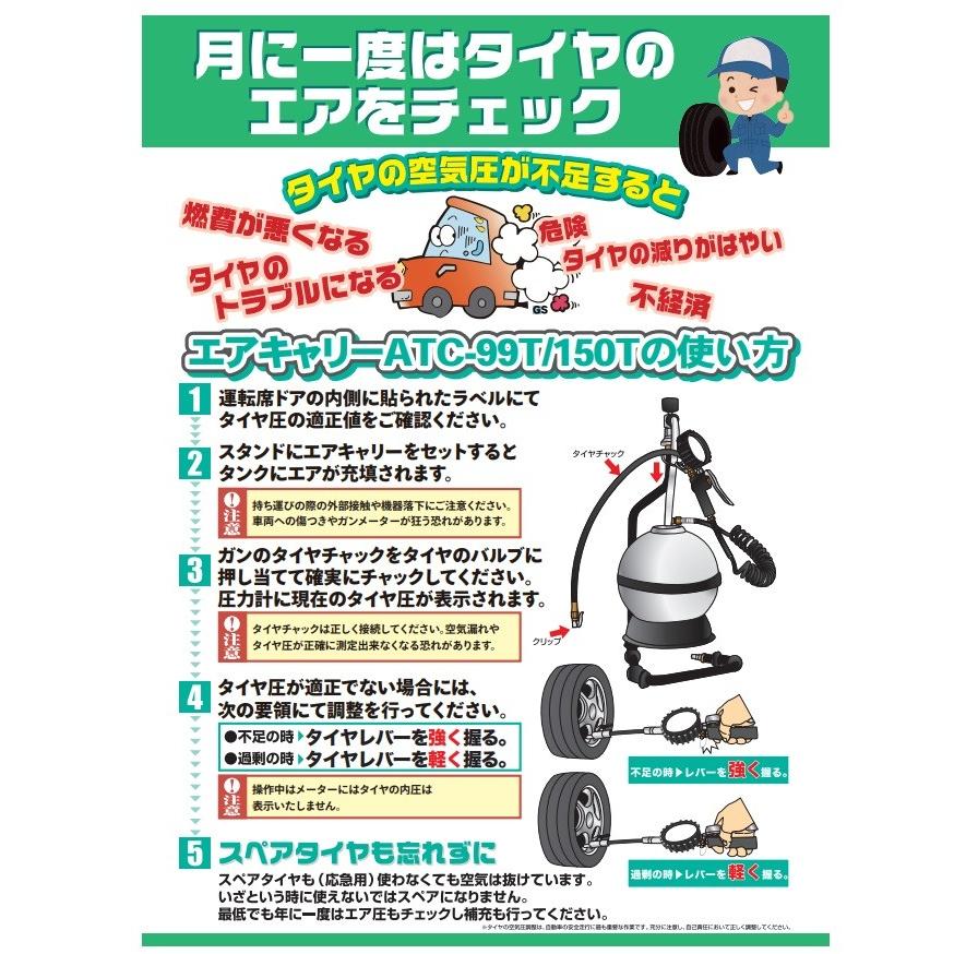 ★入手困難★【電気ストーブ】※僅少※ 代引き不可 YAMADA ヤマダコーポレーション  タイヤ・エアインフレーター　エアーキャリー　ATC-99T
