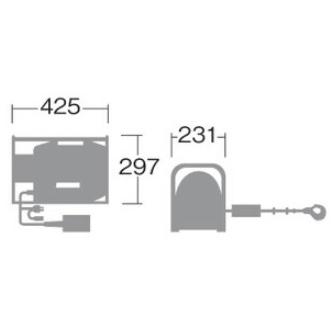 KYOCERA 京セラ  プロ用ツール  ウインチ　AWIM150（5mm×40m）最大吊上荷重150kg  100V、10A、870Wの画像
