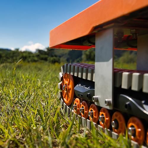 代引き不可 YAZAKI イレクター製クローラー運搬台車 ”アクロス” AXN