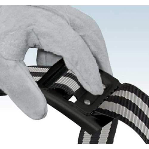 Tajima（タジマ） 胴ベルトアルミワンフィンガー黒バックル・ボーダー