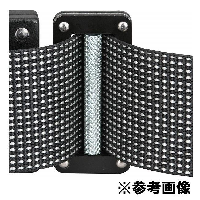 Tajima（タジマ） 胴ベルト 鍛造アルミワンタッチ黒バックル・ボーダー