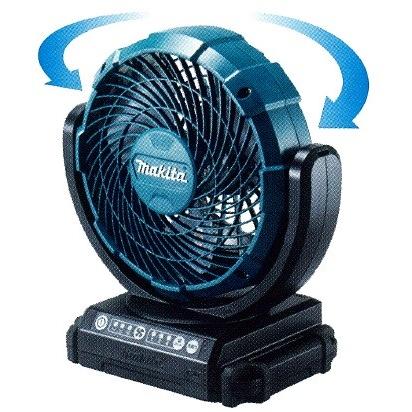 マキタ makita 充電式ファン/羽根径180mm 10.8V 自動首振り