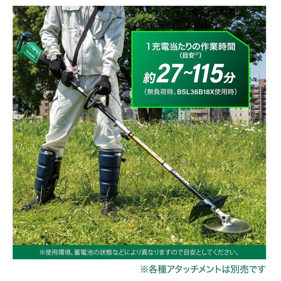 マルチボルト HiKOKI 工機 36Vコードレス刈払機 分割モーター部 CG36DC