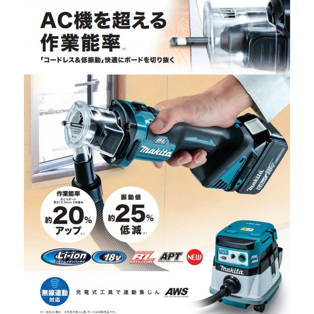 マキタ（makita） 18V充電式トリマ CO181DRG ※6.0Ahバッテリ・充電器