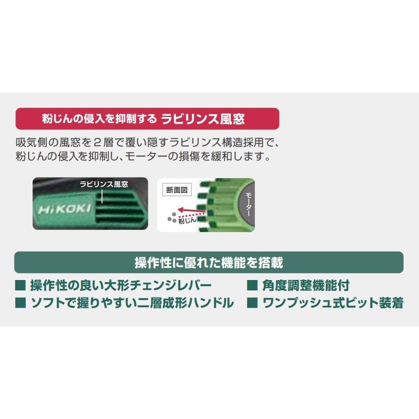 HiKOKI（ハイコーキ） 【HiKOKI 工機】28mm ロータリハンマドリル