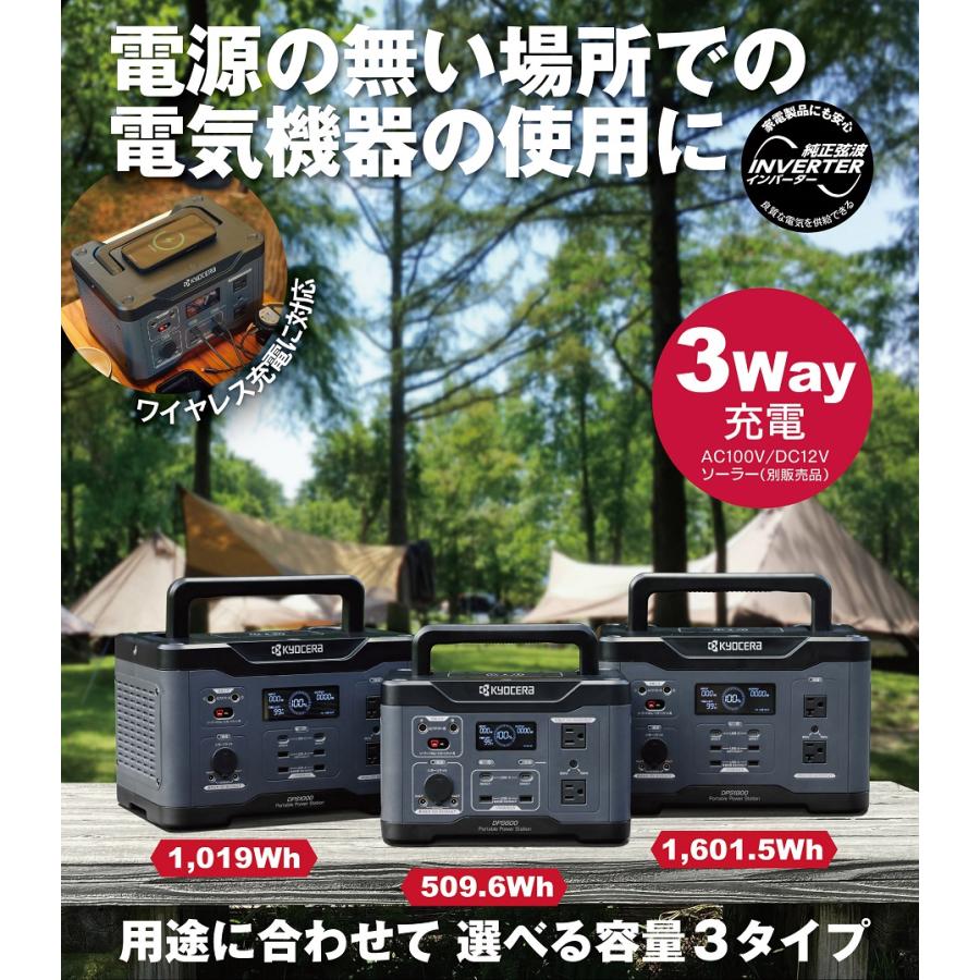 【更にお値引き】KYOCERA ポータブル電源 DPS1000 更にお値引き】KYOCERA ポータブル電源 DPS1000 更にお値引き