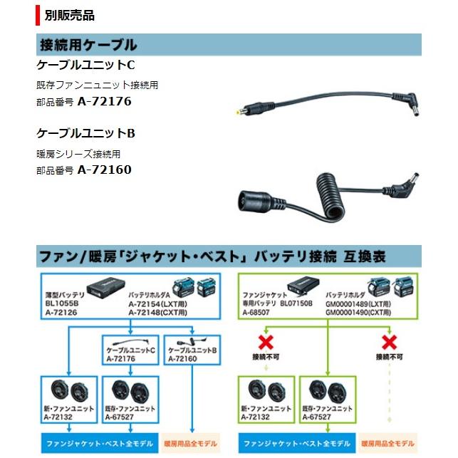 マキタ（makita） 充電式スマートファンベスト FV412DZ S〜4L フル