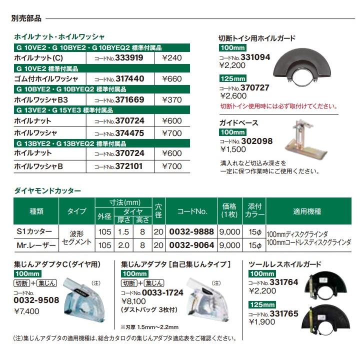 HiKOKI 工機ホールディングス 電子ディスクグラインダ 125mm径 HiKOKI 工機ホールディングス 電子ディスクグラインダ 125mm径