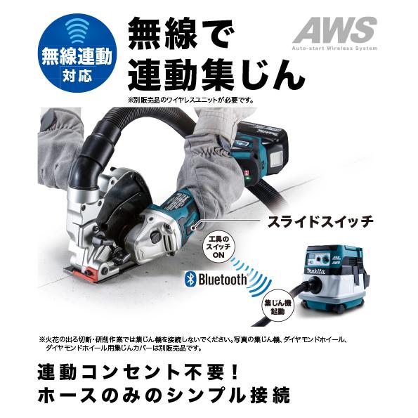 makita グライダー　GA512 マキタ（makita） 18V/125mm変速付 充電式ディスクグラインダ