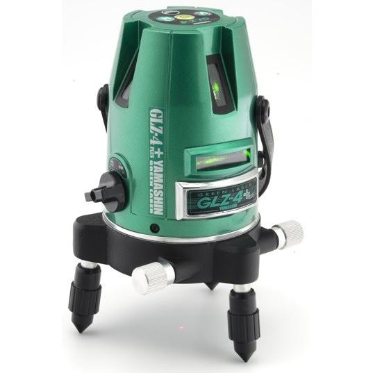 YAMASHIN 山真製鋸】 グリーンレーザー墨出し器 GLZ-4+W 受光器・三脚 