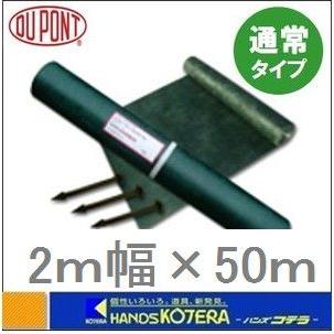 代引き不可  Dupont デュポン社  グリーンビスタプロ砂利下シート136J グリーン（スタンダードタイプ） 厚さ0.4mm 2mｘ50m+プラピン100本 GV-136J2.0P
