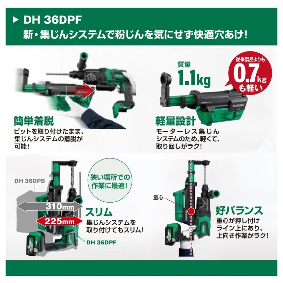 HiKOKI 工機 コードレスロータリハンマドリル用 集じんシステム HiKOKI 工機 コードレスロータリハンマドリル用 集じんシステム
