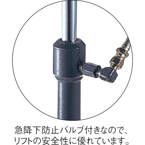 代引き不可 TRUSCO トラスコ ハンドリフタ 120kg 折り畳み式350X570mm