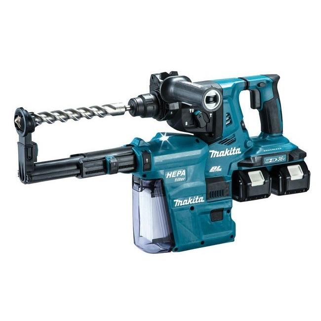 マキタ makita 28mm充電式ハンマドリル集じんシステム付 36V(18+