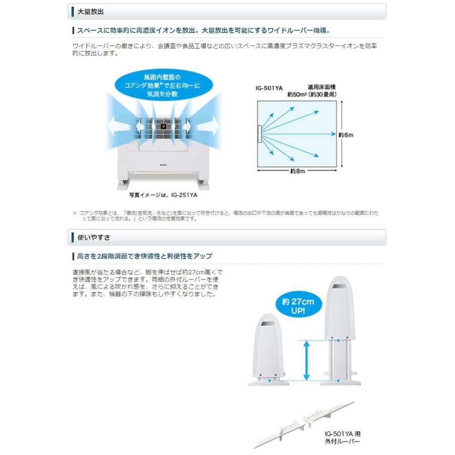 SHARP（シャープ） 業務用プラズマクラスターイオン発生機IG-251YA交換
