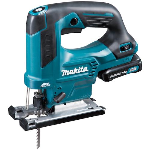 美品 マキタ 充電式ジクソー JV103DSH 10.8V/1.5Ah バッテリ×1 急速充電器 付属品付 ハイパワーブラシレスモータ搭載 makita 苫小牧西店 makita マキタ 10.8V充電式ジグソー JV103DSH ※1.5Ahバッテリ・充電器