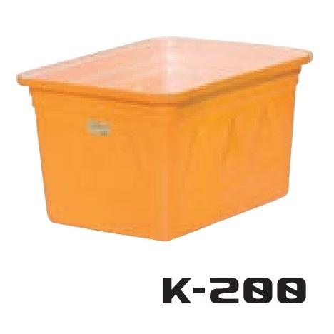 代引き不可 スイコー K型大型容器 200L 標準タイプの角型 高性能樹脂 