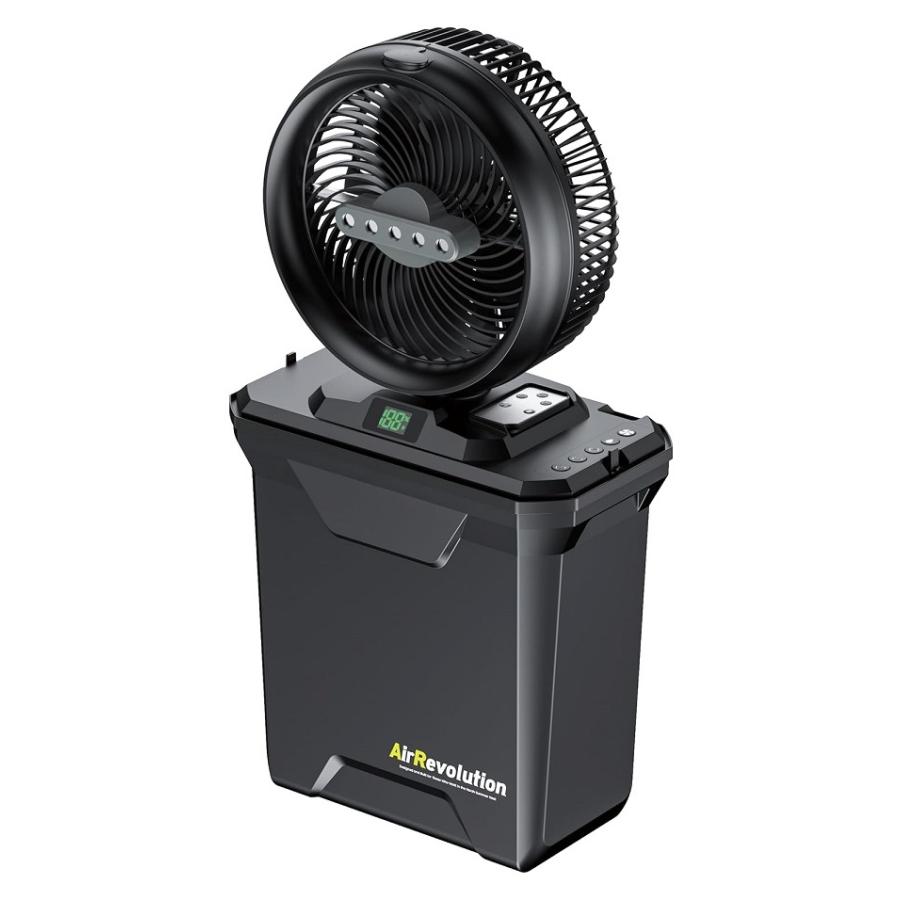 在庫あり KMネクスト AirRevolution MIST FAN ミストファン ブラック