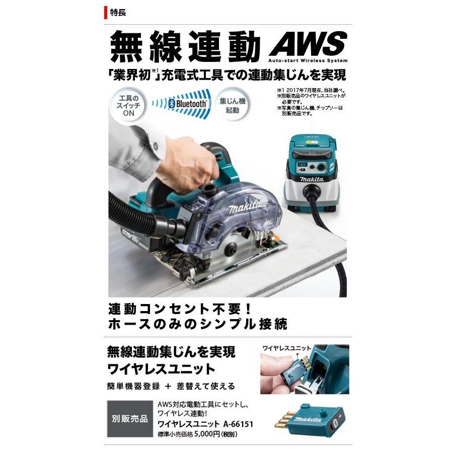 makita マキタ 18V 125mm充電式防じん丸のこ KS513DZ 本体のみ 無線