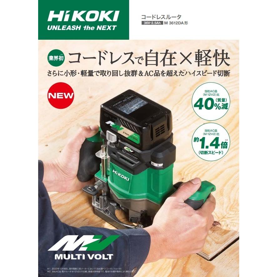 日本製】 HiKOKI 旧日立工機 電子ルータ M12V2 100V 全高:240mm 作業