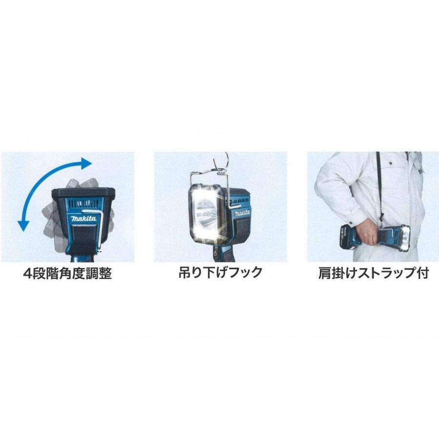 makita マキタ  14.4V/18V 充電式フラッシュライト  ML812  本体のみ（バッテリ・充電器別売）｜handskotera｜03