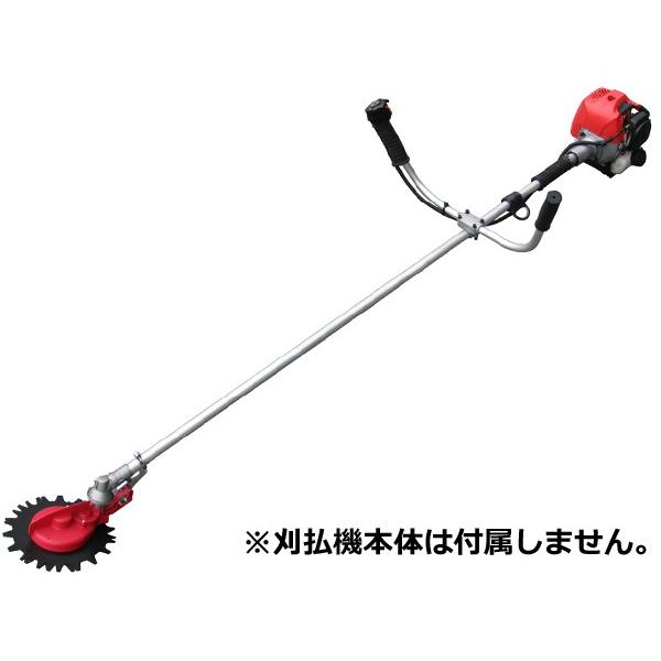 ニシガキ 刈払機取付用 安全回転バリカン 充電式草刈機対応 草刈