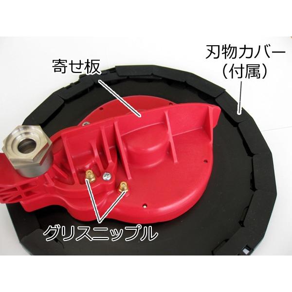 ニシガキ 刈払機取付用 安全回転バリカン 充電式草刈機対応 草刈