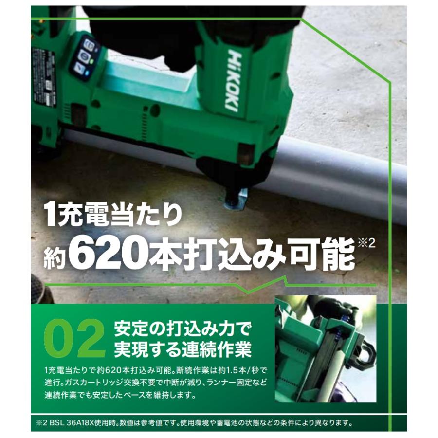 HiKOKI（ハイコーキ） 工機 コードレスコンクリート釘打機 18V