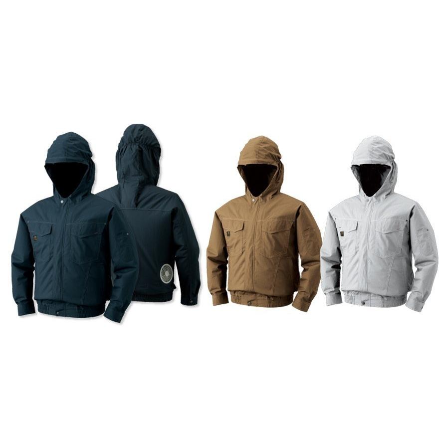 NSP 【代引き不可】【(株)空調服】空調服 フード付綿薄手長袖ブルゾン