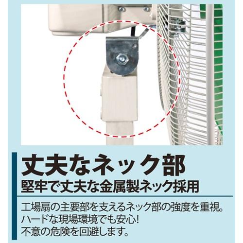 代引き不可 NAKATOMI ナカトミ 60cm全閉式スタンド工場扇OPF-600SZ