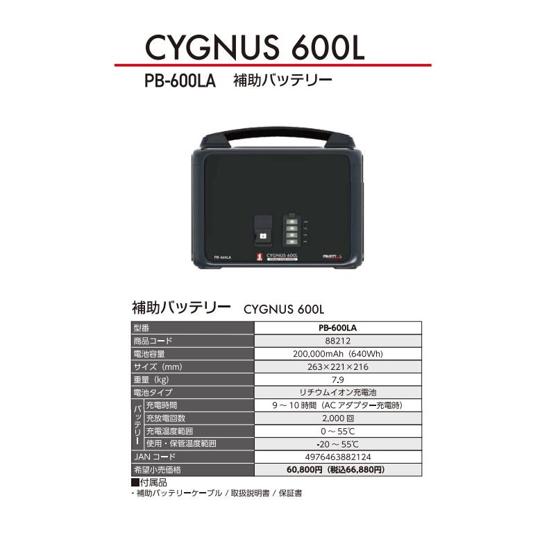 マストツール 補助バッテリー シグナス1500L PB-1500LA 1,408Wh マストツール 補助バッテリー シグナス1500L PB-1500LA 1,408Wh
