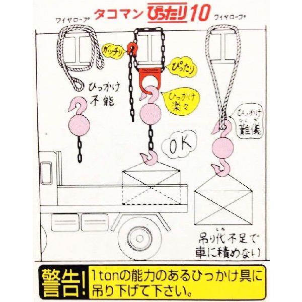 TACOMAN タコマン チェーンブロック・レバーホイスト専用ひっかけ器具 