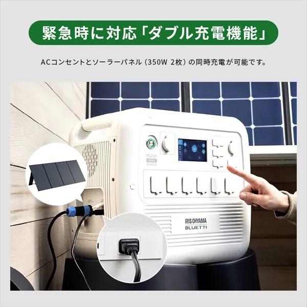 IRIS OHYAMA ※僅少※IRISアイリス×BLUETTIブルーティ ポータブル電源 