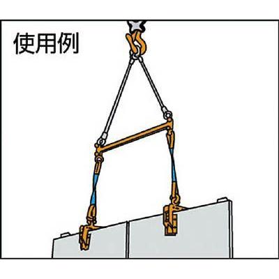 代引き不可 スーパーツール ２X4パネル吊　天秤セット　PTC200S　クランプ範囲：35〜135mm_1
