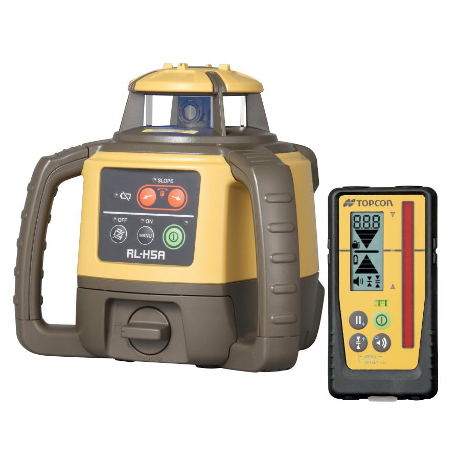 代引き不可  Tajima タジマ  トプコン  ローテーティングレーザーRL-H5A・受光器LS-100Dセット  RL-H5ADB/LS-100D  球面三脚付の画像