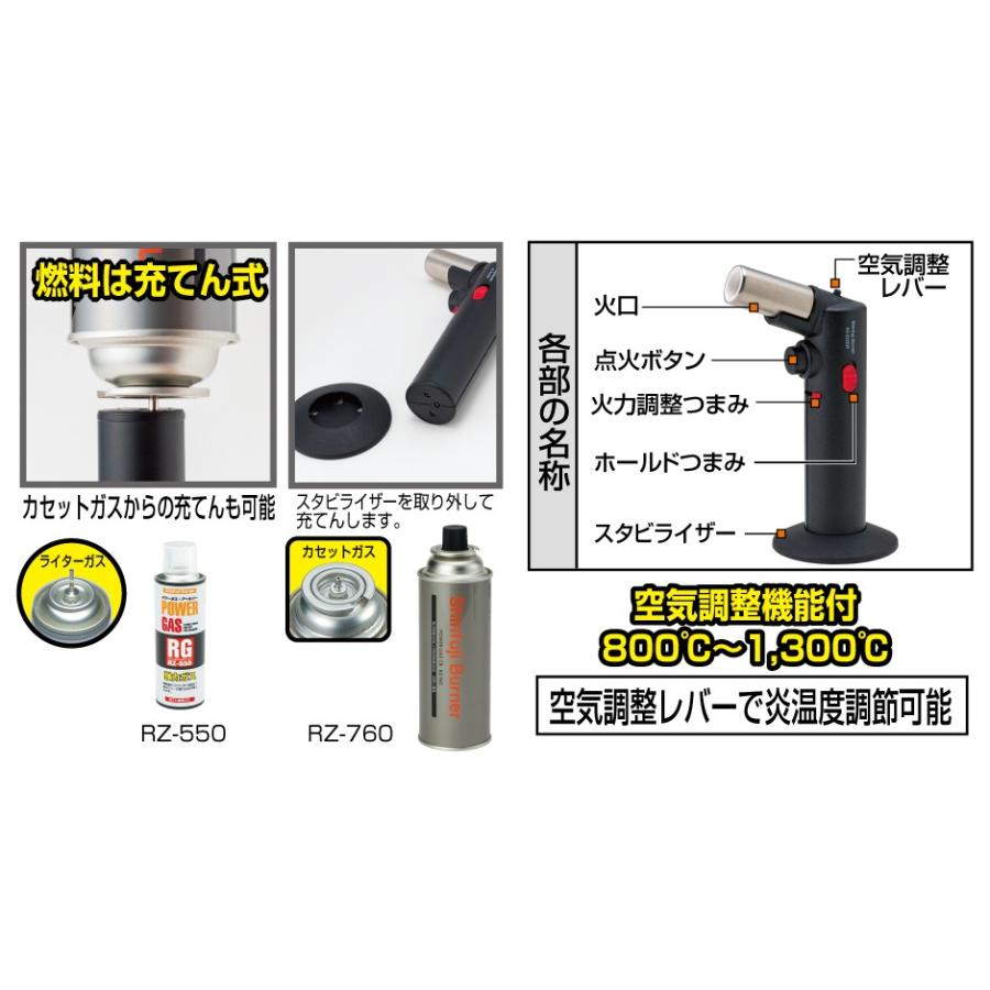 新富士バーナー ガス充てん式パワートーチ Rz 512cr Rz 512cr ハンズコテラ Yahoo ショップ 通販 Yahoo ショッピング