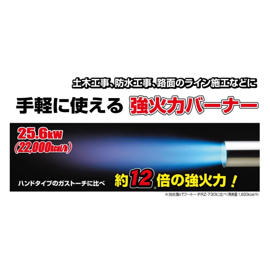 新富士バーナー カセットガス式業務用トーチ パワートーチプロ RZ740