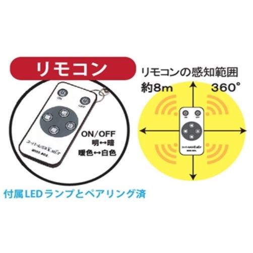 熱田資材 WING ACE LED電球付クリップランプ スーパールミネX MLT80CL