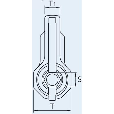 スーパーツー重1ル　スクリューカムクランプ 吊クランプ引張治具兼用型（スイベルタイプツイストカム式）SUC1S　基本使用荷t｜handskotera｜06